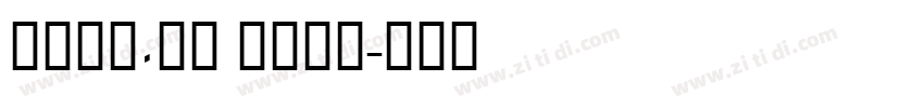 Roca0ne Bold字体转换